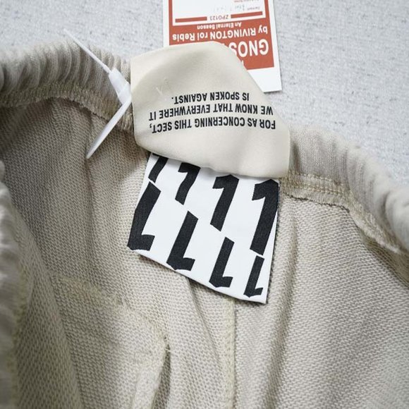 RIVINGTON ROI REBIS Red Logo Print Gray Harem Pants - Picture 4 of 16